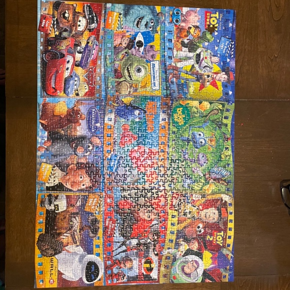 Disney Pixar Ravensburger Puzzle Movies 1000 Pieces 27”x20” - Picture 6 of 11